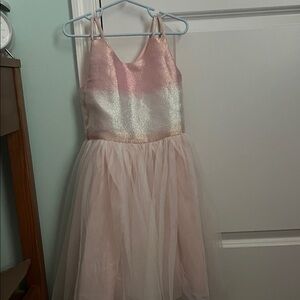 Cat & Jack Shimmering Pink Formal Dress